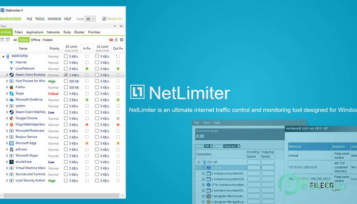 NetLimiter Pro 5.1.6.0 Crack & License Key 2023 {Win/Mac}